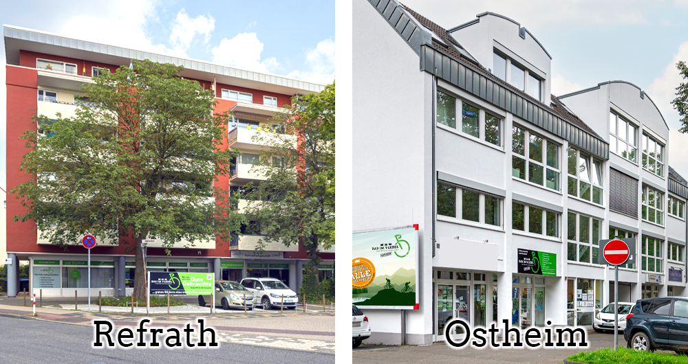 Rad im Veedel in Ostheim und Refrath